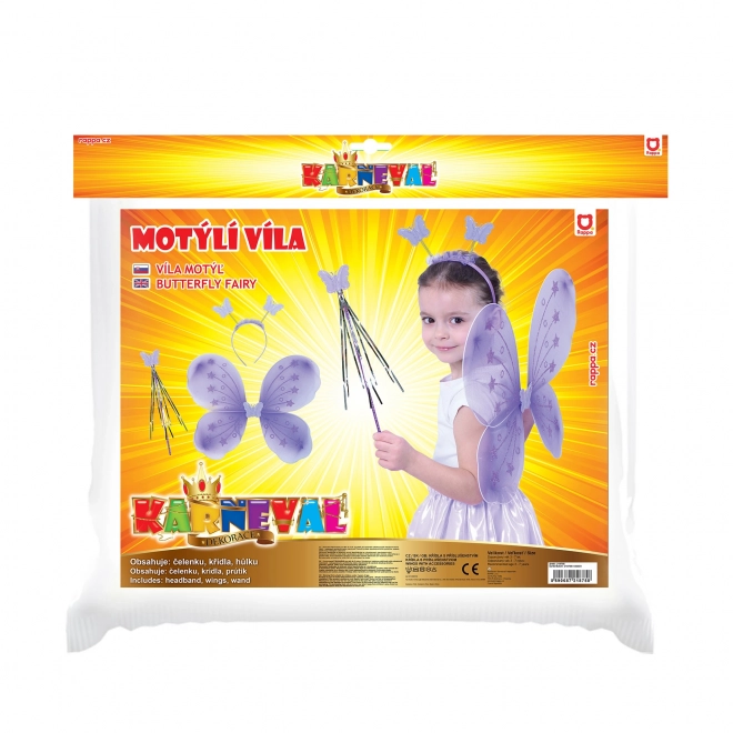 Butterfly Costume with Headband and Wand