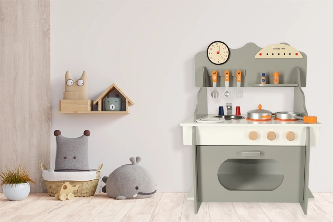 Wooden Children's Kitchen Set with Accessories