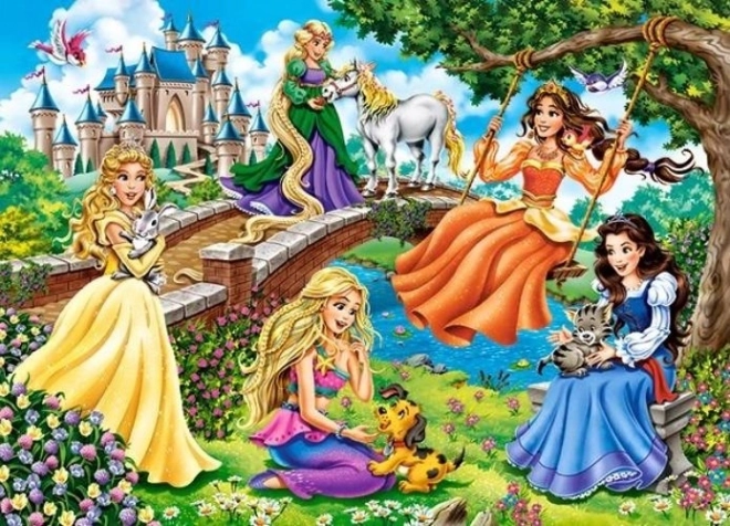 Princesses in Garden Puzzle