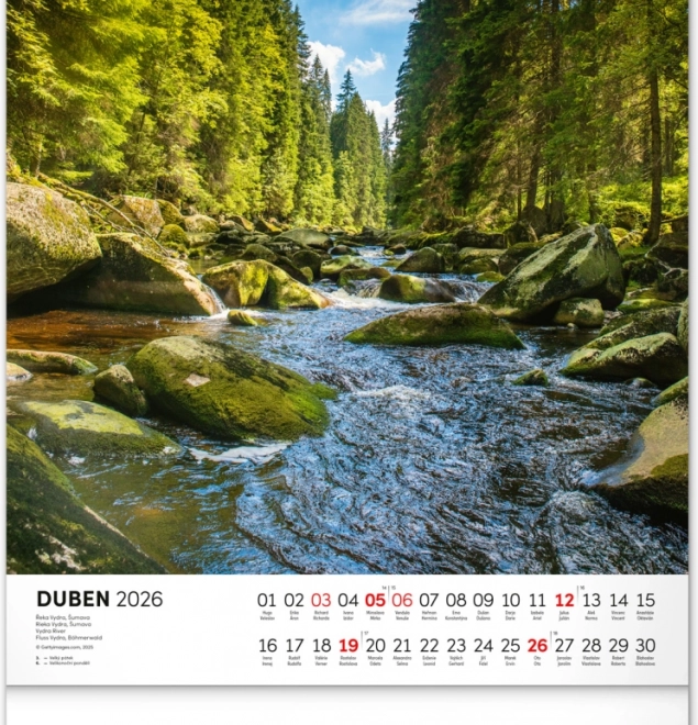 Calendario da parete Regno delle Acque 2026