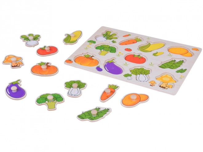 Educational Wooden Vegetable Puzzle