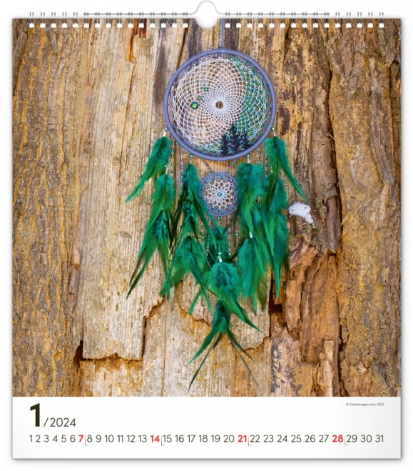 Wall Calendar Dreamcatcher 2024