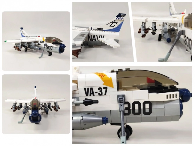 Assault Aircraft Construction Blocks Set