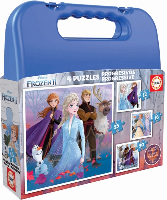 Frozen 2 Puzzle Set in Suitcase