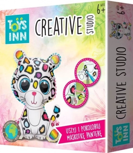 Creative Kit for Sewing and Coloring a Panther