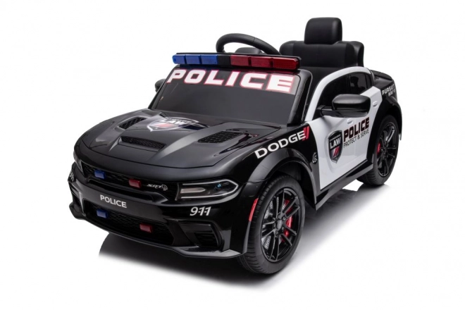 Electric Ride-On Car Dodge Charger Police Black