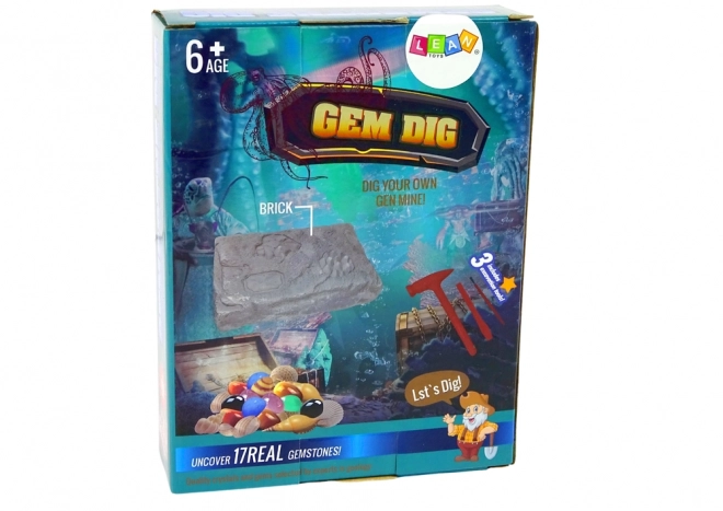 Archaeological Crystal Gem Mining Set