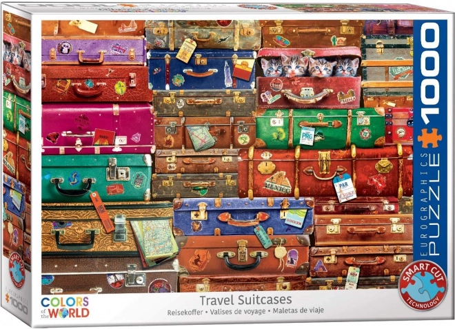 Eurographics Travel Suitcases Puzzle 1000 Pieces