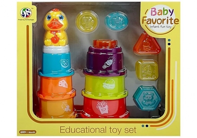 Educational Tower with Sorting and Water Play