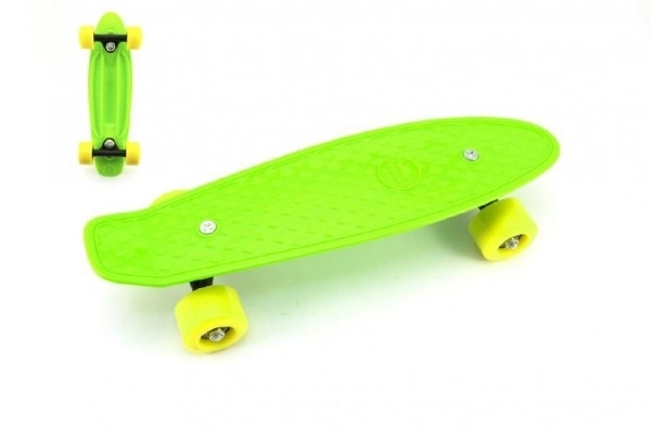 Pennyboard Skateboard for Beginners – Red, green wheels