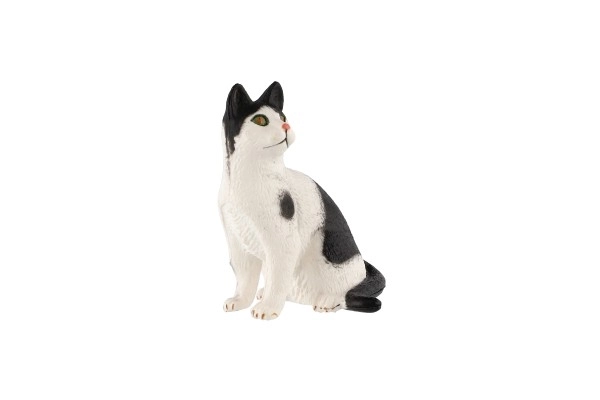 Plastic Domestic Cat Figurine 4cm in Bag