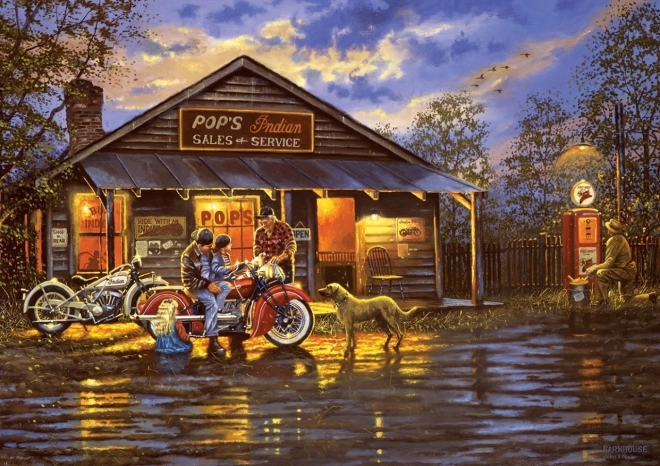 Motorcyclists Puzzle 1000 Pieces by Art Puzzle