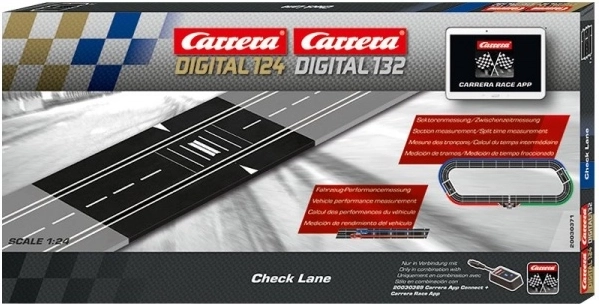 Check Lane for split time measurement for Carrera Digital 132/124 slot car tracks