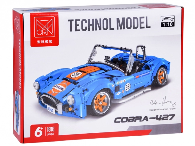 Technical building blocks sports car Cobra