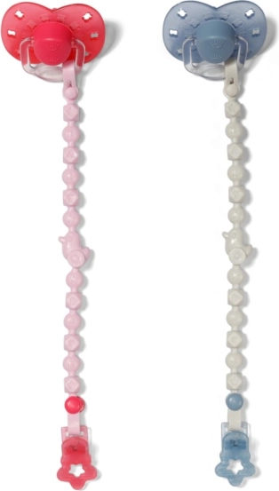 Pacifier with clip for BABY born and Baby Annabell dolls (2 designs)