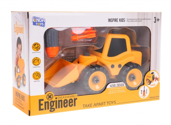 Construction Bulldozer Assembly Toy for Kids