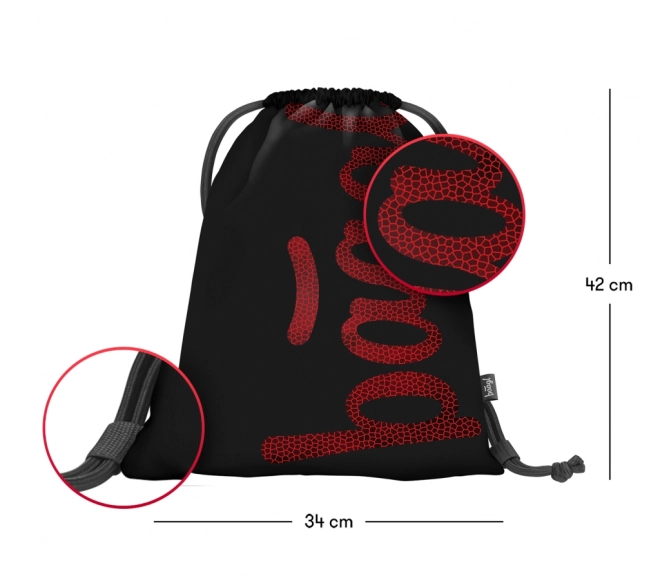 Baagl Red Skate Bag