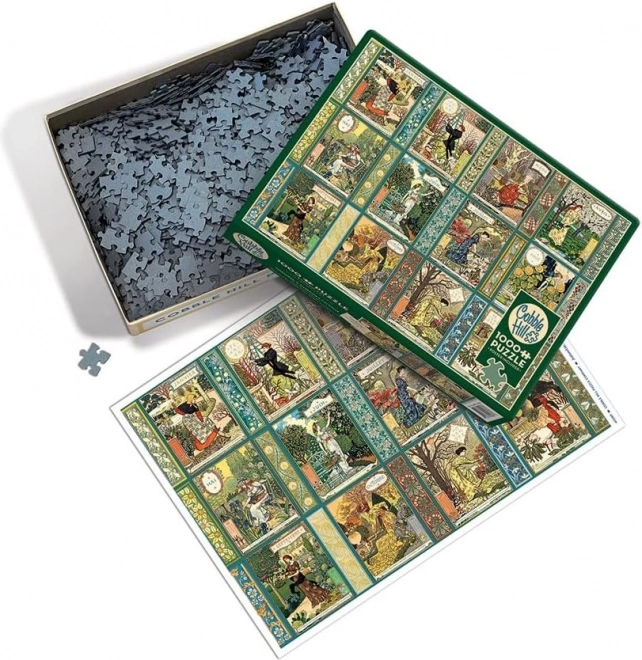 Cobble Hill Gardener's Calendar 1000 Piece Puzzle