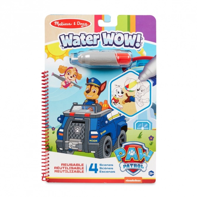 Paw Patrol Water Wow Coloring Book Chase