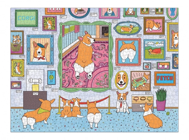 Puzzle Museum Corgi 1000 Pieces