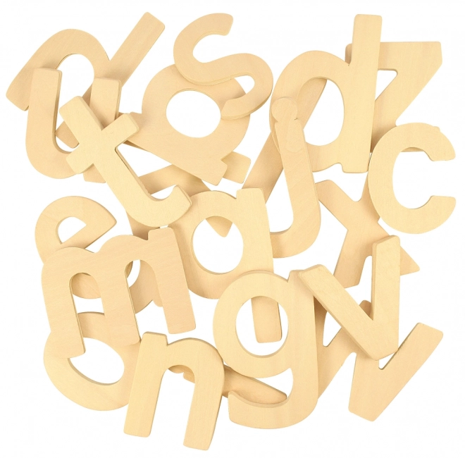 Wooden Alphabet Lowercase Letters