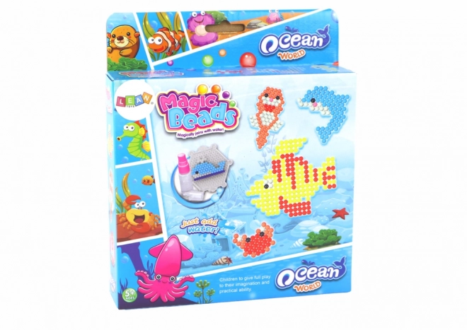 DIY Water Beads Set with 8 Colors and Ocean Animals