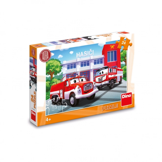 Dino Firefighter Tatra Puzzle 24 Pieces