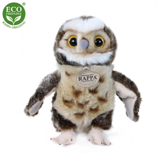 Standing Eco-Friendly Plush Owl 22 cm