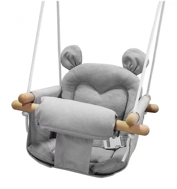 2Kids Wooden Teddy Bear Swing