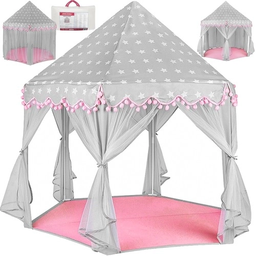 Children's Tent Pink and Grey