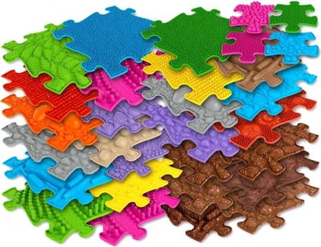 Woopie tappetino ortopedico sensomotorio Royal Puzzle, 26 pezzi + 4 piccoli