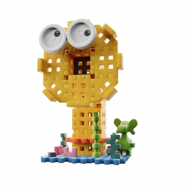 Mini Waffle Diplodok and Sea Mermaid Building Blocks Set