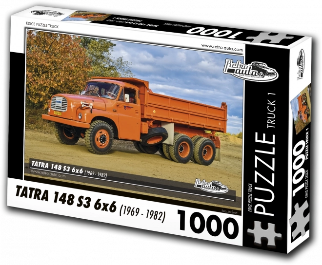 Retro Cars Puzzle - Truck Tatra 148 S3 6x6