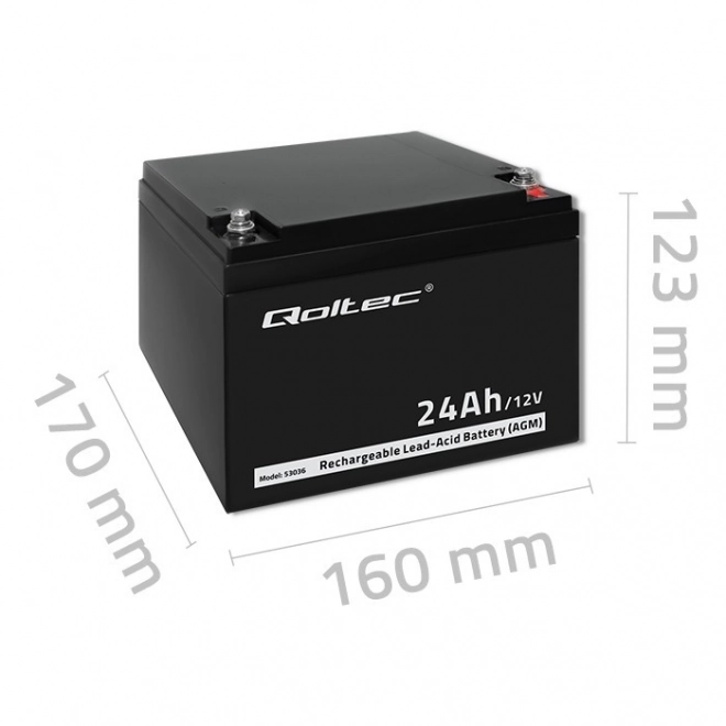 Reliable AGM Battery 12V 24Ah