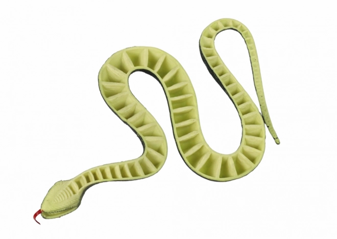 Artificial Rubber Snake with White Stripes