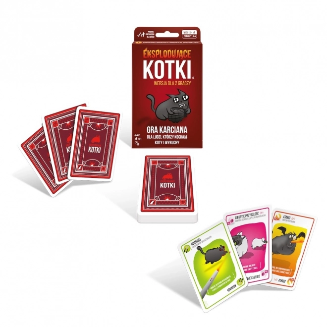 Exploding Kittens Card Game for Two Players