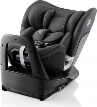 Seggiolino auto per bambini Swivel 2, Midnight Grey – girevole a 360° ISOFIX dalla nascita fino a 7 anni