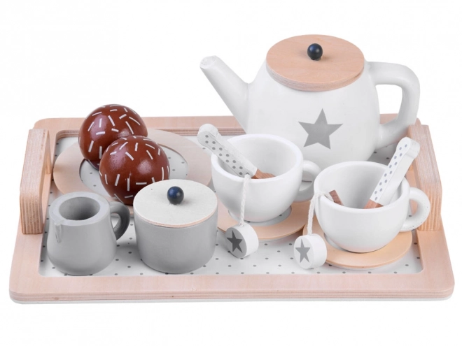 Charming Wooden Tea Set for Children