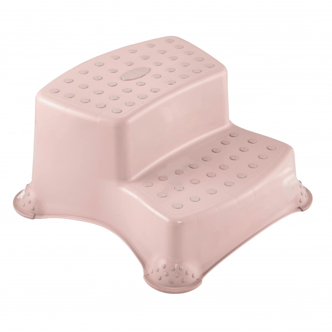 Step Stool for Toilet and Sink in Nordic Pink