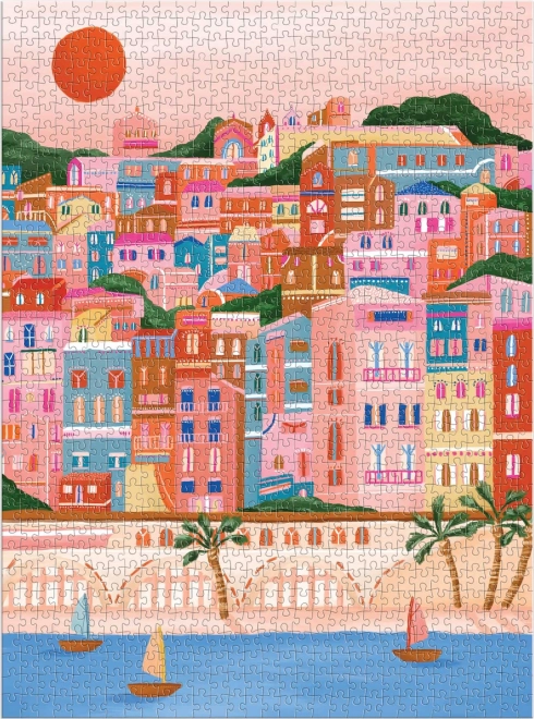 Puzzle Colors of the French Riviera 1000 Pieces