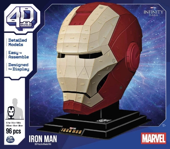 Iron Man 4D Puzzle Helmet