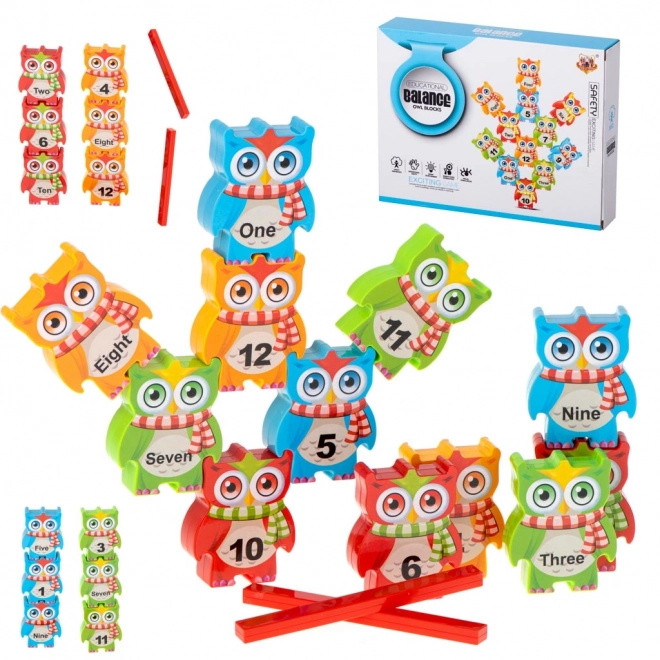 Owl Stacking Tower Game