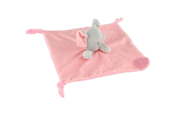 Soft Plush Elephant Toy Pink 25x25 cm – Pink