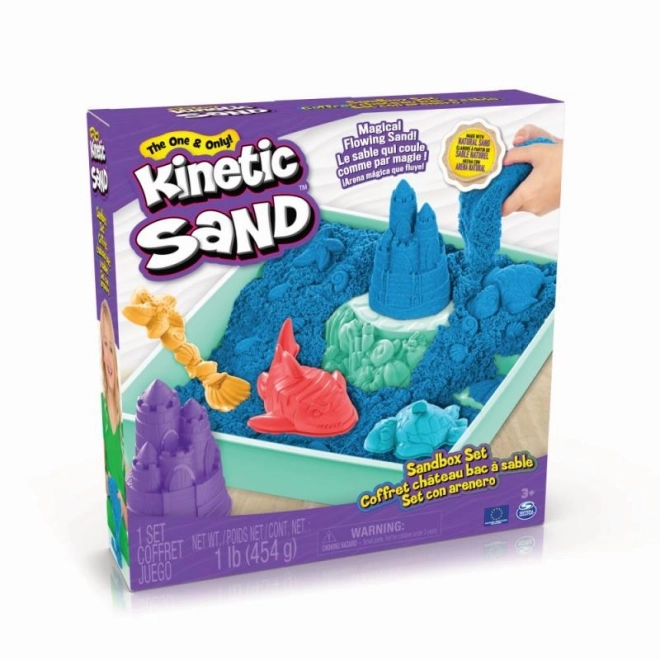 Kinetic Sand Sandbox Set Blue