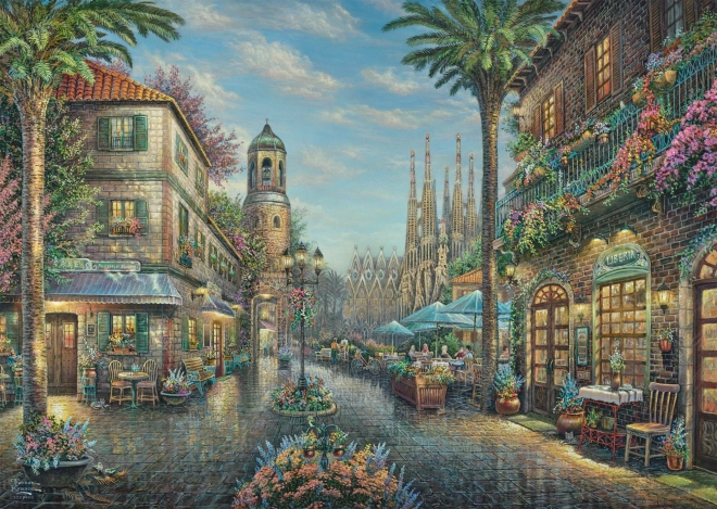 Schmidt Puzzle Spanish Cafe 1000 Pieces