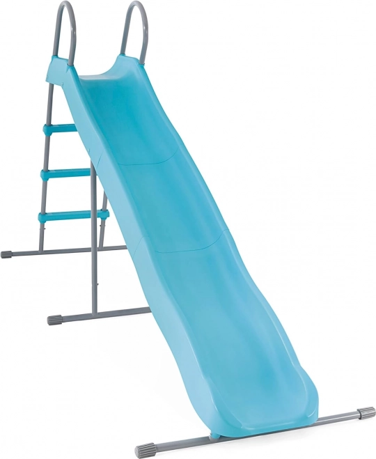 Scivolo da giardino per bambini 244 cm grande in acciaio plastico