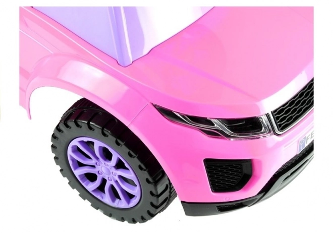 Pink Toddler Ride-On Toy with Lights and Sounds