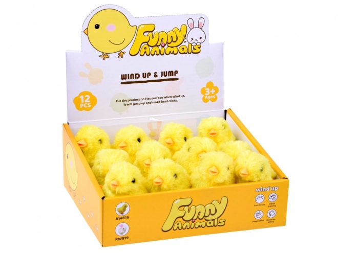 Wind-Up Yellow Chick Toy