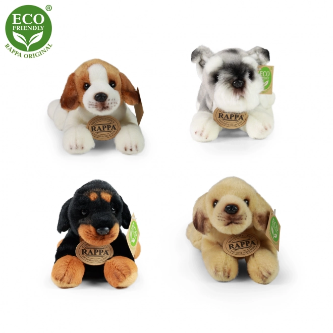 Eco-friendly Plush Lying Dog 16 cm