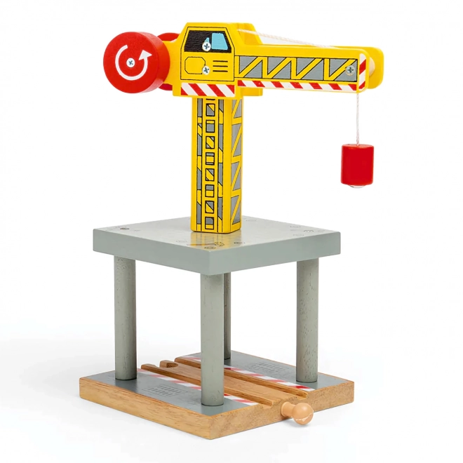 Bigjigs Rail Yellow Crane